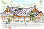 水彩画/伊勢念法寺